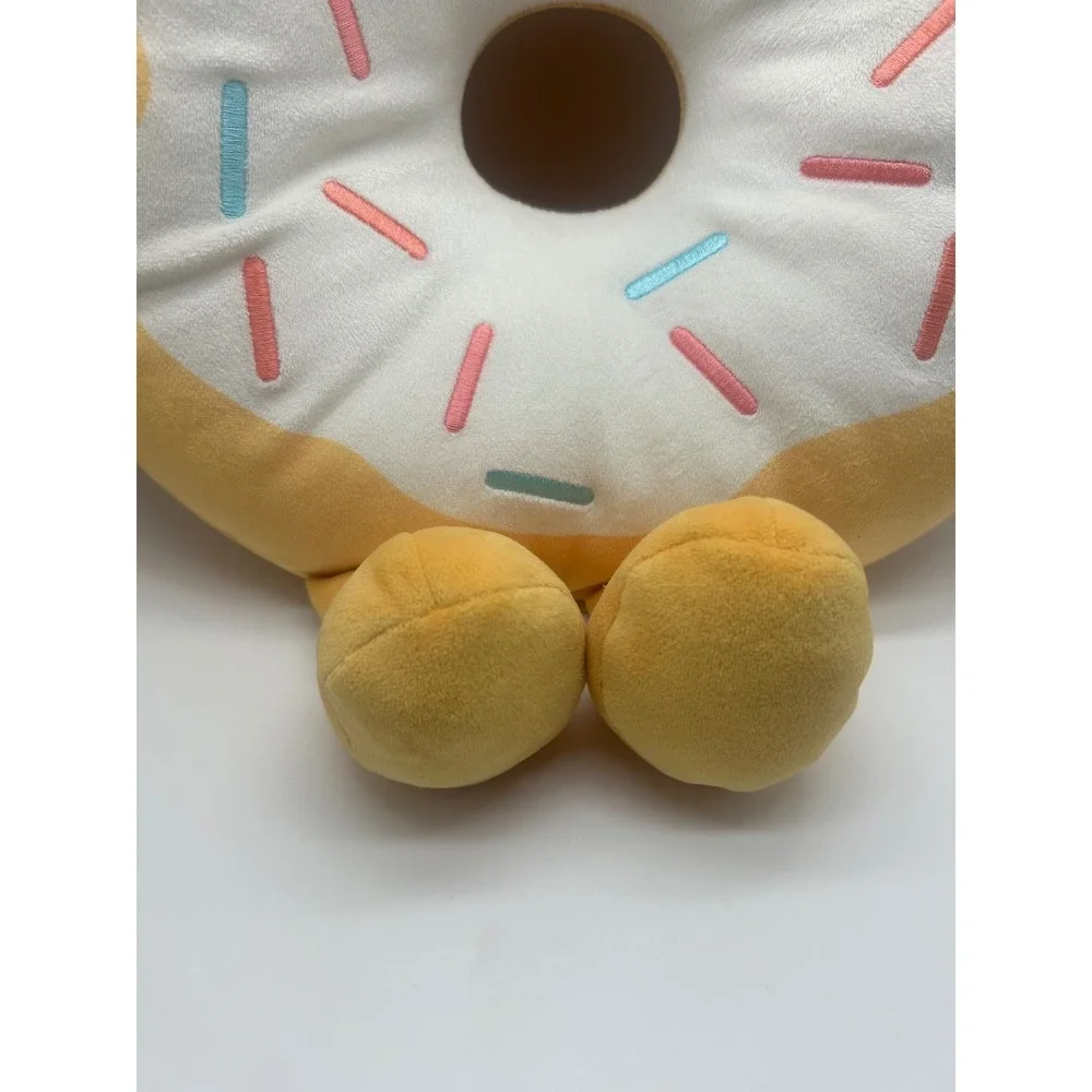 Hallmark Donut Plush Toy Large Yellow Sprinkles Magnetic Better Together Plushie
